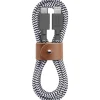 Home Accessories*Native Union Belt Cable 1.2M - Usb C - Lightning - Zebra