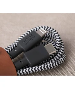 Home Accessories*Native Union Belt Cable 1.2M - Usb C - Lightning - Zebra