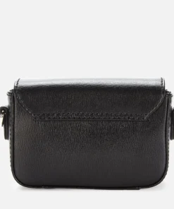 Shoulder Bags*Nunoo Women's Mini Honey Florence Lwg Leather Shoulder Bag - Black