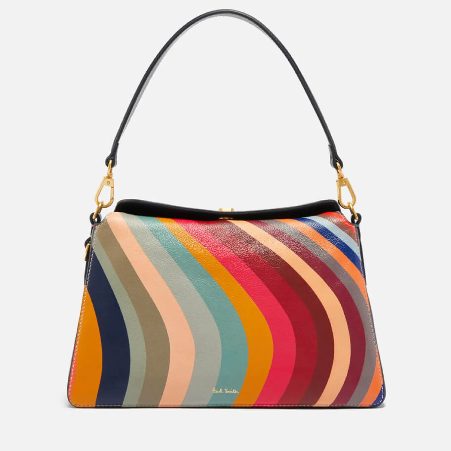 Shoulder Bags*Paul Smith Swirl Leather Shoulder Bag
