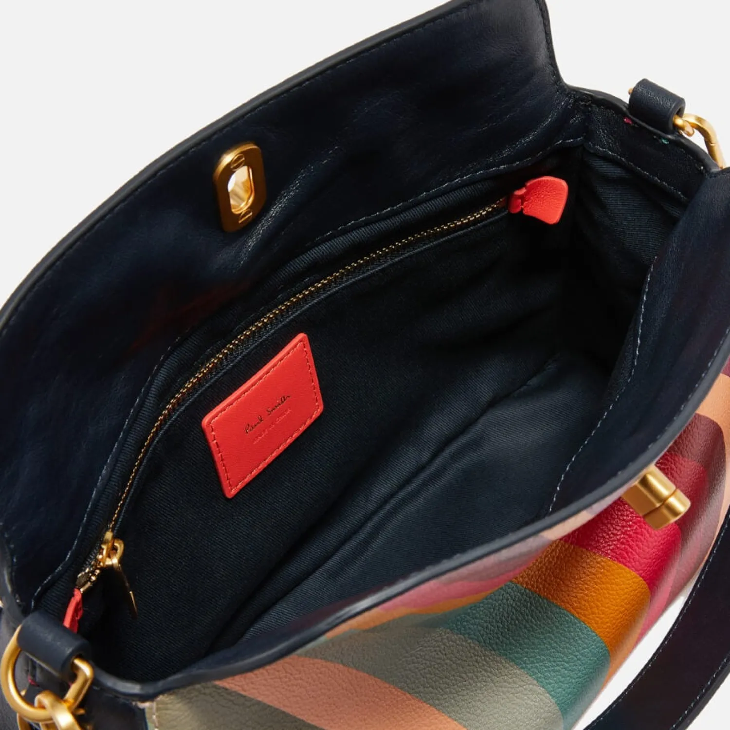 Shoulder Bags*Paul Smith Swirl Leather Shoulder Bag