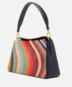 Shoulder Bags*Paul Smith Swirl Leather Shoulder Bag