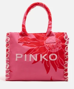 Tote Bags*Pinko Beach Canvas Tote Bag