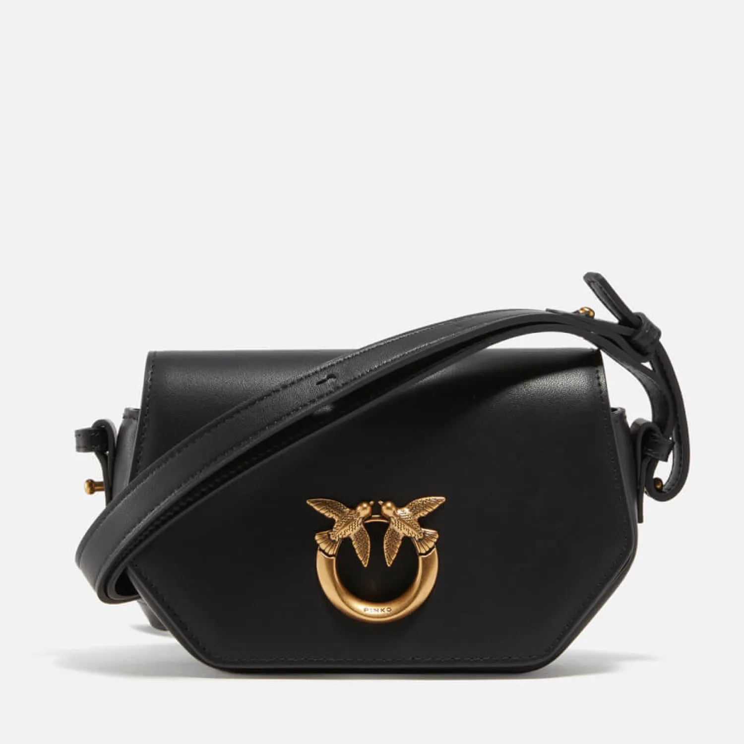 Crossbody Bags*Pinko Love Click Exagon Baby Vitello Leather Crossbody Bag