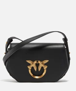 Mini Bags*Pinko Love Click Exagon Mini Vitello Leather Crossbody Bag