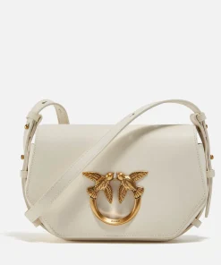 Mini Bags*Pinko Love Click Exagon Mini Vitello Leather Crossbody Bag