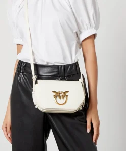 Mini Bags*Pinko Love Click Exagon Mini Vitello Leather Crossbody Bag