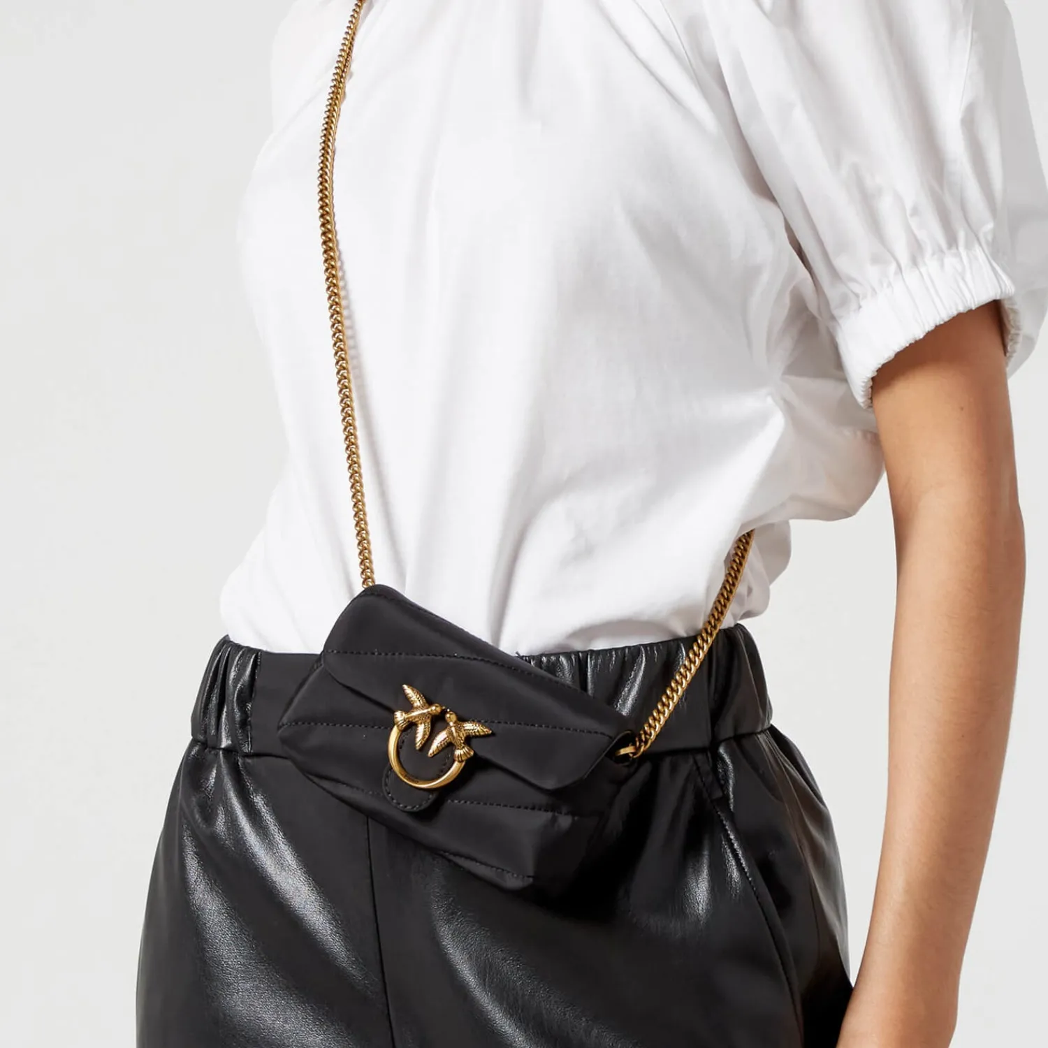 Crossbody Bags*Pinko Love Micro Puff Maxi Quilt Shell Bag