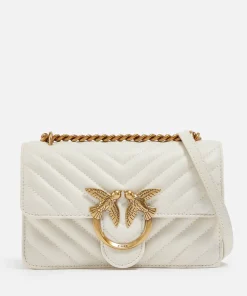 Mini Bags*Pinko Love One Mini Leather Cross-Body Bag