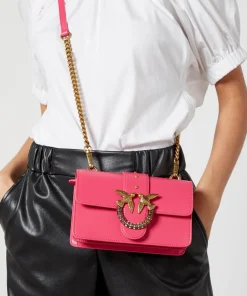 Mini Bags*Pinko Love One Mini Leather Cross Body Bag