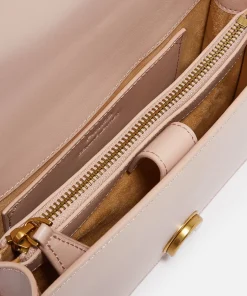 Mini Bags*Pinko Love One Mini Leather Cross-Body Bag