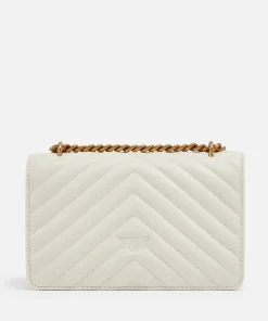 Mini Bags*Pinko Love One Mini Leather Cross-Body Bag