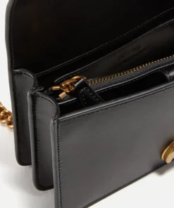 Mini Bags*Pinko Love One Mini Leather Cross-Body Bag