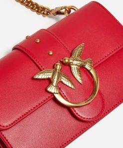 Mini Bags*Pinko Love One Mini Vitello Seta Leather Bag