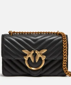 Mini Bags*Pinko Love One Sheep Nappa Mini Leather Bag