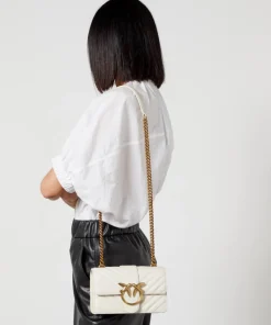 Mini Bags*Pinko Love One Sheep Nappa Mini Leather Bag