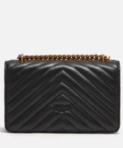 Mini Bags*Pinko Love One Sheep Nappa Mini Leather Bag