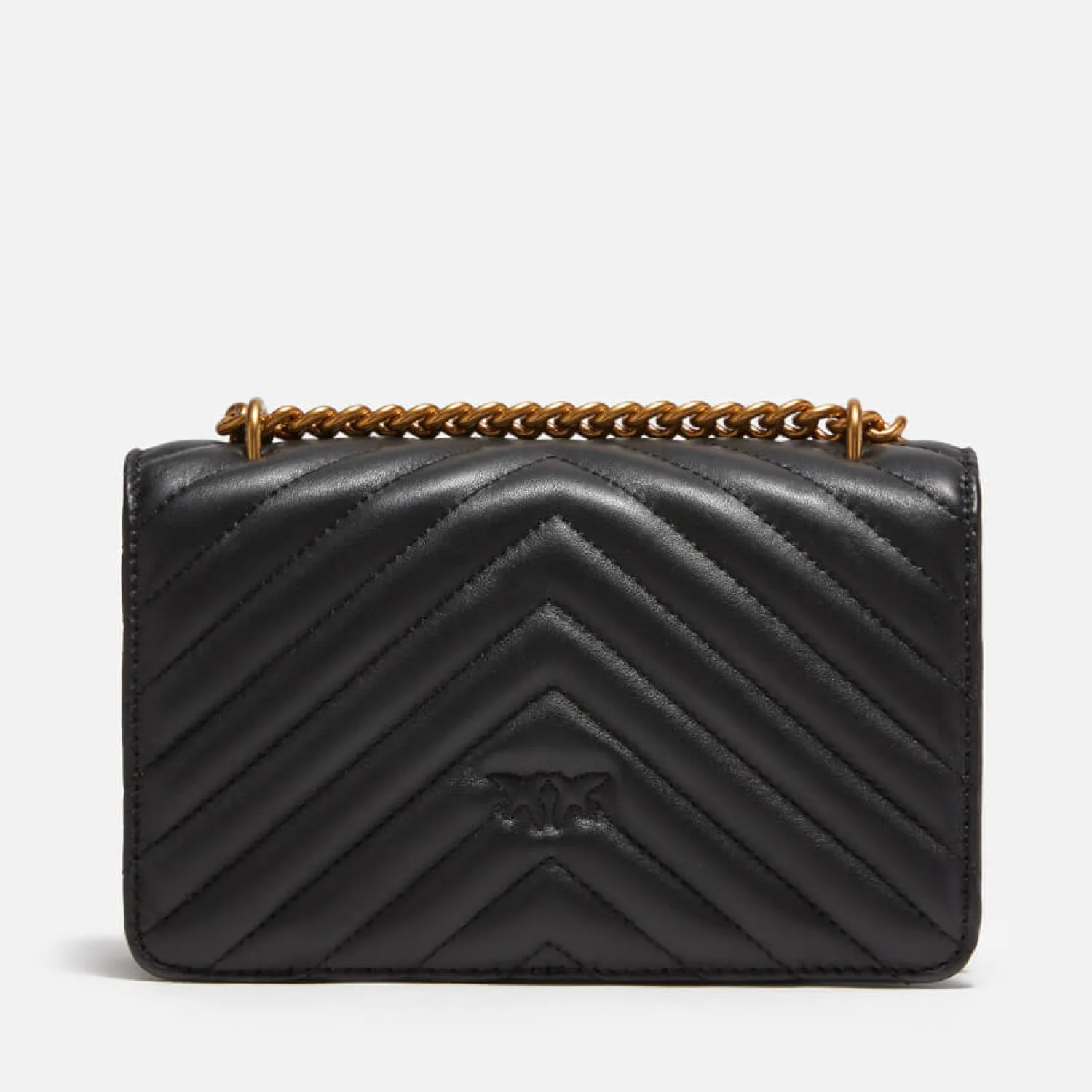 Mini Bags*Pinko Love One Sheep Nappa Mini Leather Bag