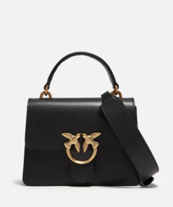 Mini Bags*Pinko Love One Top Handle Mini Leather Bag