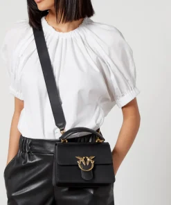 Mini Bags*Pinko Love One Top Handle Mini Leather Bag
