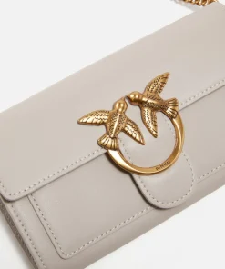 Purses And Cardholders*Pinko Love One Vitello Seta Leather Wallet