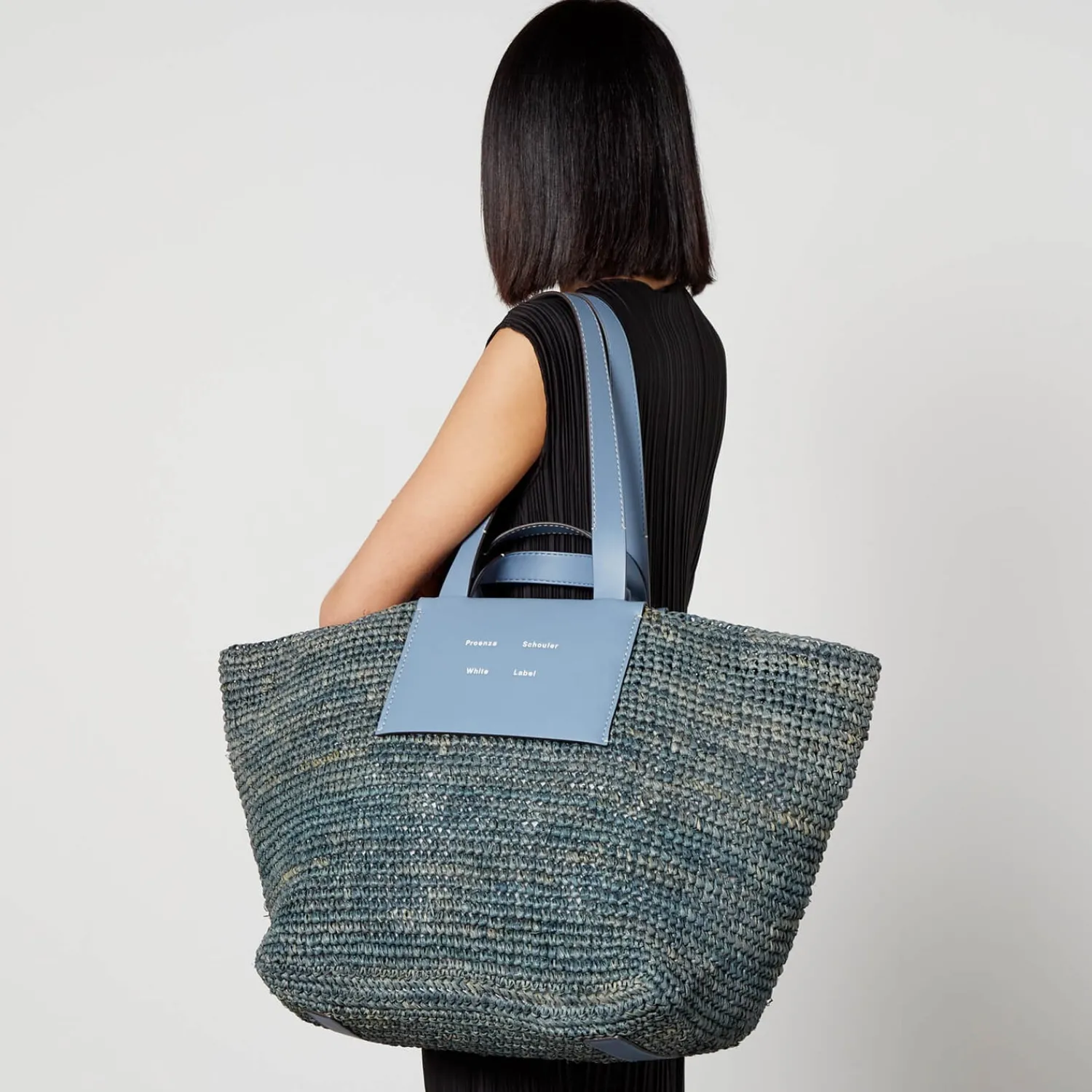 Tote Bags*Proenza Schouler White Label Xl Morris Raffia Tote Bag