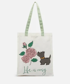 Tote Bags*Radley Life Is Rosy Cotton-Canvas Tote Bag