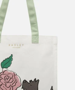 Tote Bags*Radley Life Is Rosy Cotton-Canvas Tote Bag