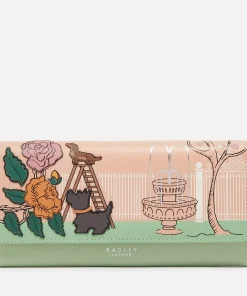 Purses And Cardholders*Radley Life Is Rosy Leather Flapover Wallet