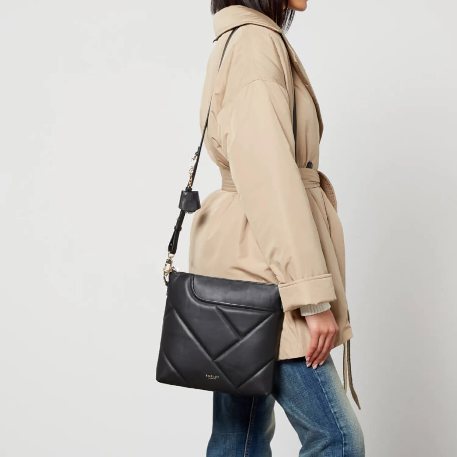 Crossbody Bags*Radley Pockets 2.0 Quilt Medium Ziptop Leather Cross Body Bag