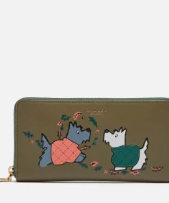 Purses And Cardholders*Radley Puffy Jacket Large Zip Around Matinee Leather Wallet