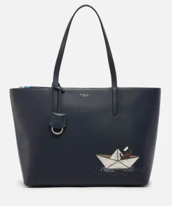 Tote Bags*Radley Sail Away Large Ziptop Leather Tote Bag