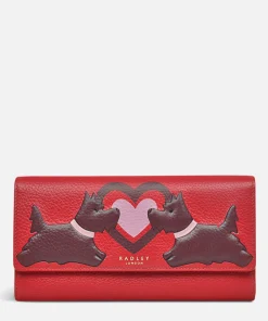 Purses And Cardholders*Radley Valentines Matinee Leather Flapover Wallet
