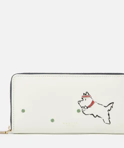 Purses And Cardholders*Radley Women's Tennis Large Zip Around Matinee Purse - Chalk