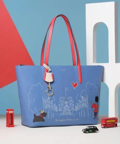 Tote Bags*Radley Women's The Coronation Large Zip Top Tote Bag - Regal Blue