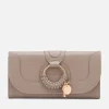 Purses And Cardholders*See By Chloe Women's Hana Large Wallet - Motty Grey