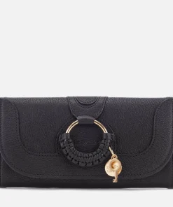 Purses And Cardholders*See By Chloe Women's Hana Large Wallet - Black