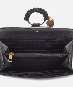 Purses And Cardholders*See By Chloe Women's Hana Large Wallet - Black