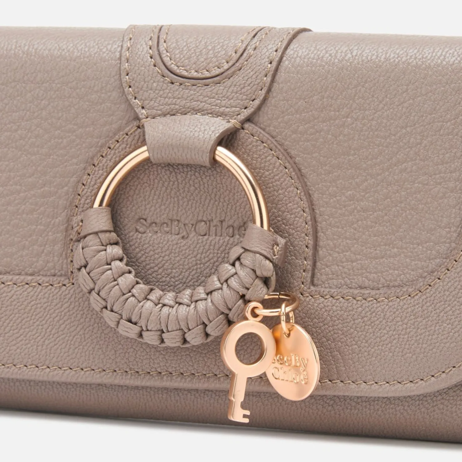 Purses And Cardholders*See By Chloe Women's Hana Large Wallet - Motty Grey