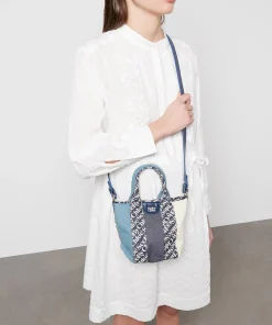 Mini Bags*See By Chloe Women's Laetizia Mini Tote Bag - Royal Navy