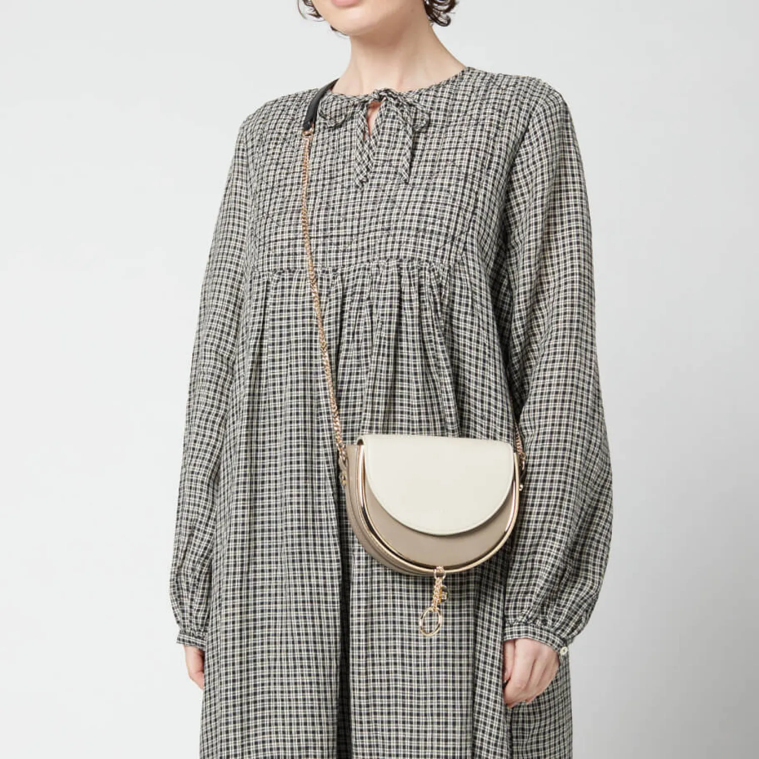 Crossbody Bags*See By Chloe Women's Mara Shoulder Bag - Motty Grey