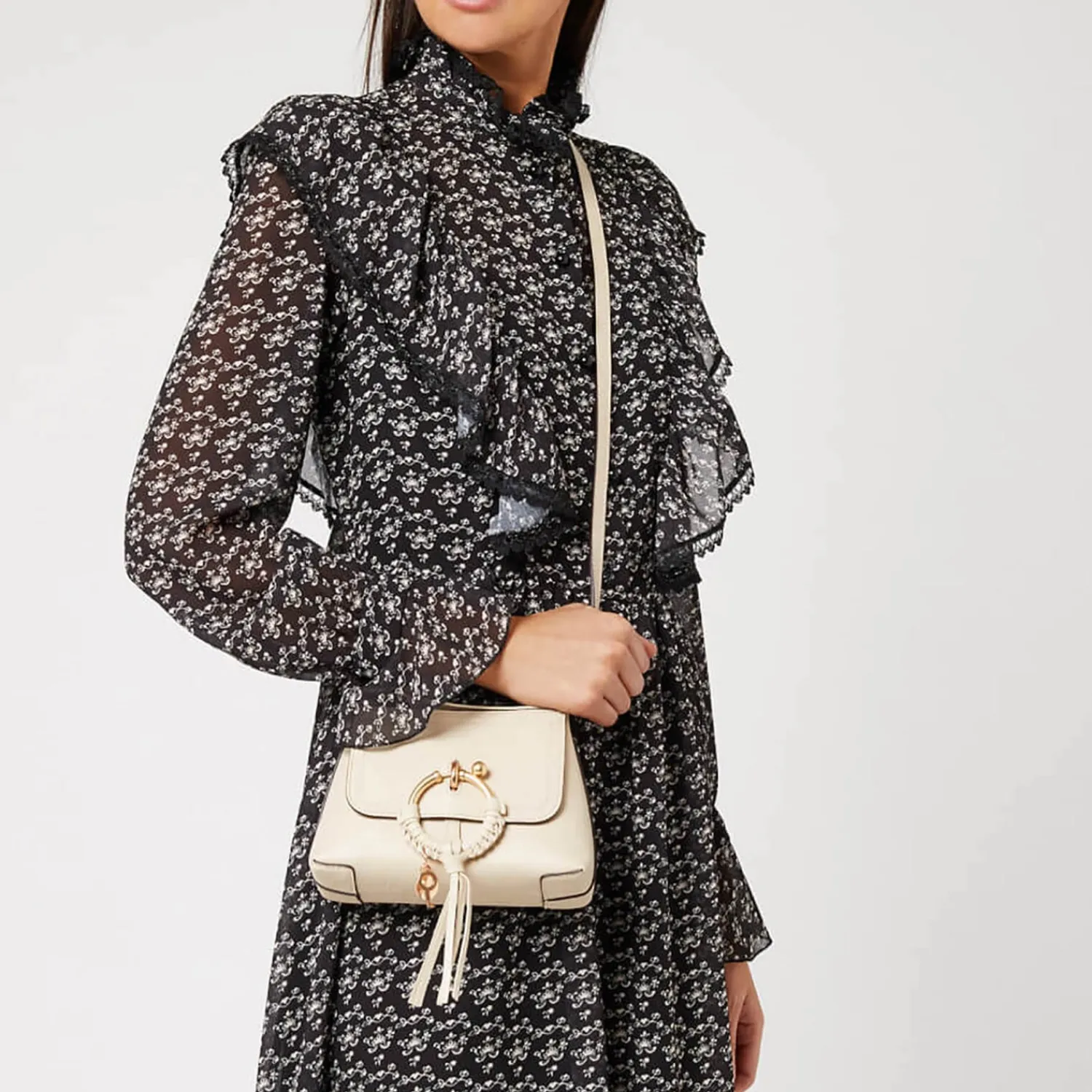 Mini Bags*See By Chloe Women's Mini Joan Cross Body Bag - Cement Beige