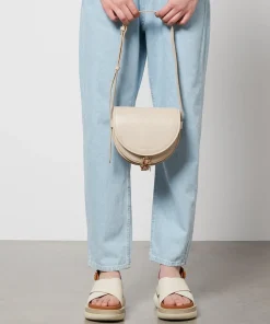 Shoulder Bags*See By Chloe Women's Small Mara Saddle Bag - Cement Beige