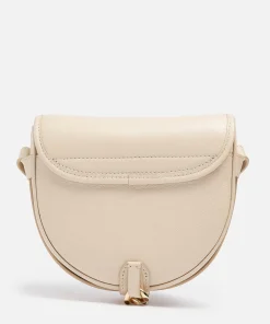Shoulder Bags*See By Chloe Women's Small Mara Saddle Bag - Cement Beige