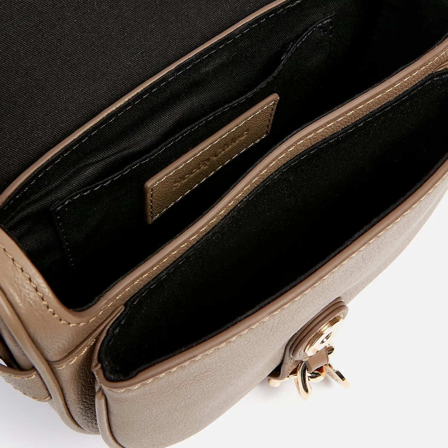 Shoulder Bags*See By Chloe Women's Small Mara Saddle Bag - Motty Grey