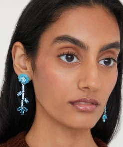 Earrings*Shrimps Autry Flower Diamante Earrings