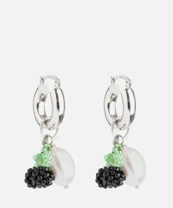 Jewellery Sets*Shrimps Jagger Silver-Tonefaux Pearl And Glass Hoop Earrings