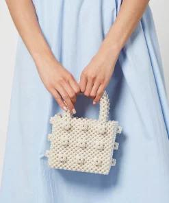 Mini Bags*Shrimps Mini Antonia Faux Pearl Tote Bag