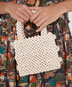 Mini Bags*Shrimps Mini Antonia Wooden Beaded Bag