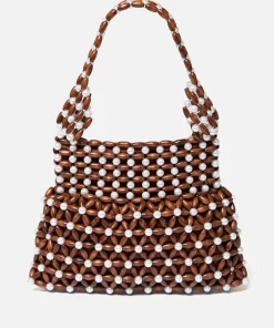 Shoulder Bags*Shrimps Quinn Wooden Bead And Faux Pearl Bag